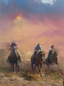 The Magnificent Trio | 24 x 18 | Hagan