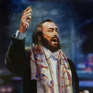 Pavarotti | 72" x 36" | Edwin Herder