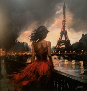 Eiffel Gaze of Desire | 50 x 48 | Johansen