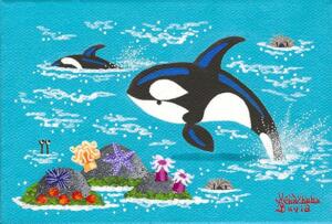Monterey Orcas 1 | 4 x 6 | Kohn