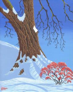 Snowy Field 2 | 14 x 11 | Kohn