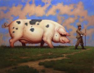 Porky's Path | 16" x 20" | Richard Lithgow