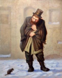Riches to Rags, One Friend | 20" x 16" | Richard Lithgow