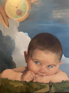 The Child Will Be Father of the Man | 48" x 36" | Osborn