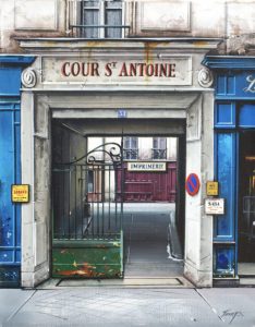 Cour St Antoine | 16 x 13 | Pradzynski