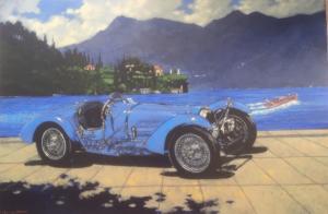Bugatti Blue | 28"x36" | Barry Rowe