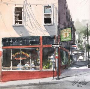 Cafe Trieste | 12 x 12 | Savellano