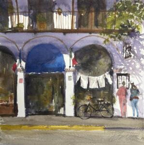 La Bicyclette 2 | 12 x 12 | Savellano