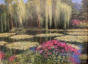 View of Giverny | 12" x 16" | Sines