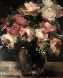 Evening Bouquet I | 12" x 9" | Thalia Stratton