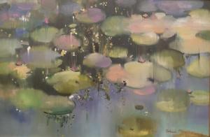 Water Lily Notes | 24 x 36 | Stratton