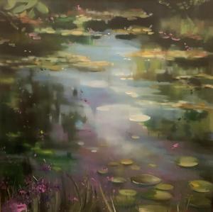 Water Lily Notes II | 30 x 30 | Stratton
