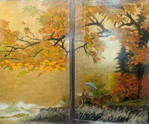 Autumn Diptych | 41" x 24" each | Tseng