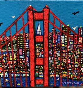 Golden Gate Bridge #3 | 6″ x 6″ | Ventura