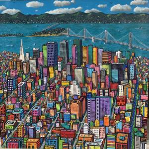 San Francisco Summer | 54" x 54" | Paul Ventura