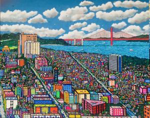 View from Russian Hill | 48" x 60" | Ventura