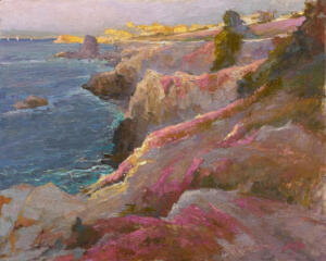 Perkins park point of Pacific Grove | 16 x 20 | Yu