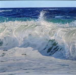 The Waves Whisper to Me | 39 x 39 | Esteve