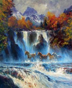 Waterfall Majesty | 60" x 48" | Graeme Hagan