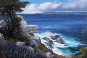 Carmel Bay California - 12" x 18" - Dean Linksy