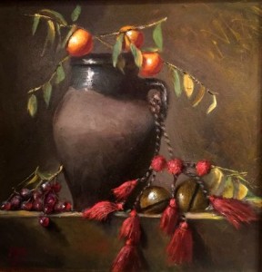Camel Bells & Grapes | 12" x 12" | Kathryn Miller