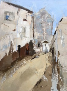 French Alley - 9" x 12" - Sandra Pratt