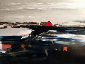 Red Barn | 30" x 40" | Sandra Pratt 